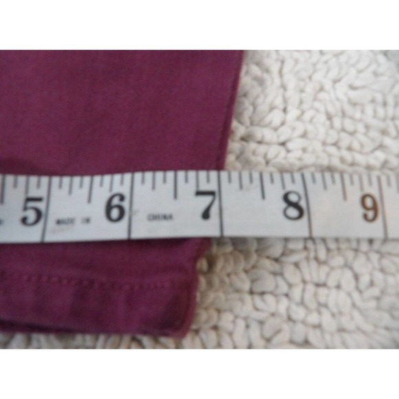 AVA & VIV Womens Magenta High Rise Stretch Skinny Ankle Jeans Size 22W/R - Picture 7 of 9